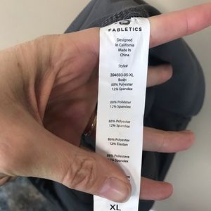Fabletics Pants - New with tags Fabletics salar Capri Gray xl Fabletics Pants - New with tags Fabletics salar Capri Gray xl